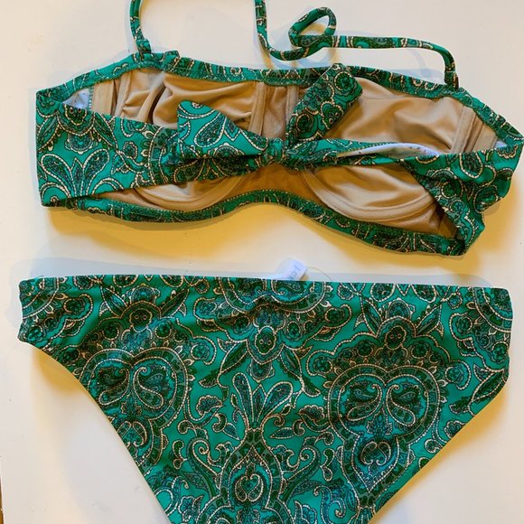 SOLD - NWOT: J Crew Patterned Bikini - Picture 2 of 2